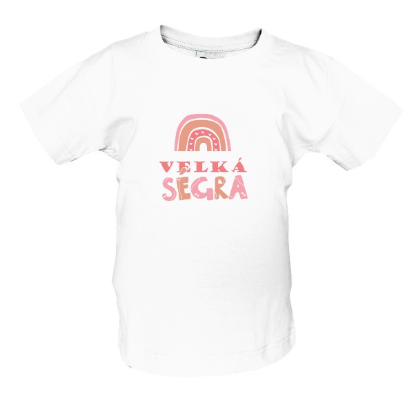 Tričko s potiskem Velká ségra - duha